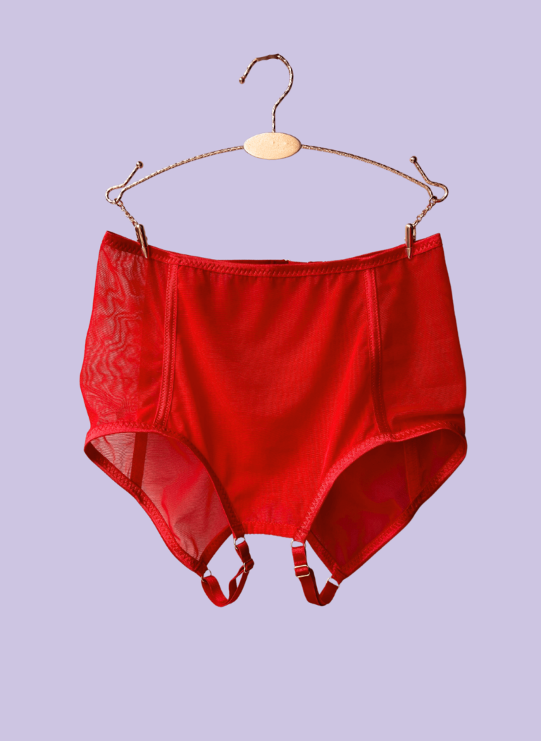 Kalhotky s otvorem Sexy kalhotky Tichée červený tyl