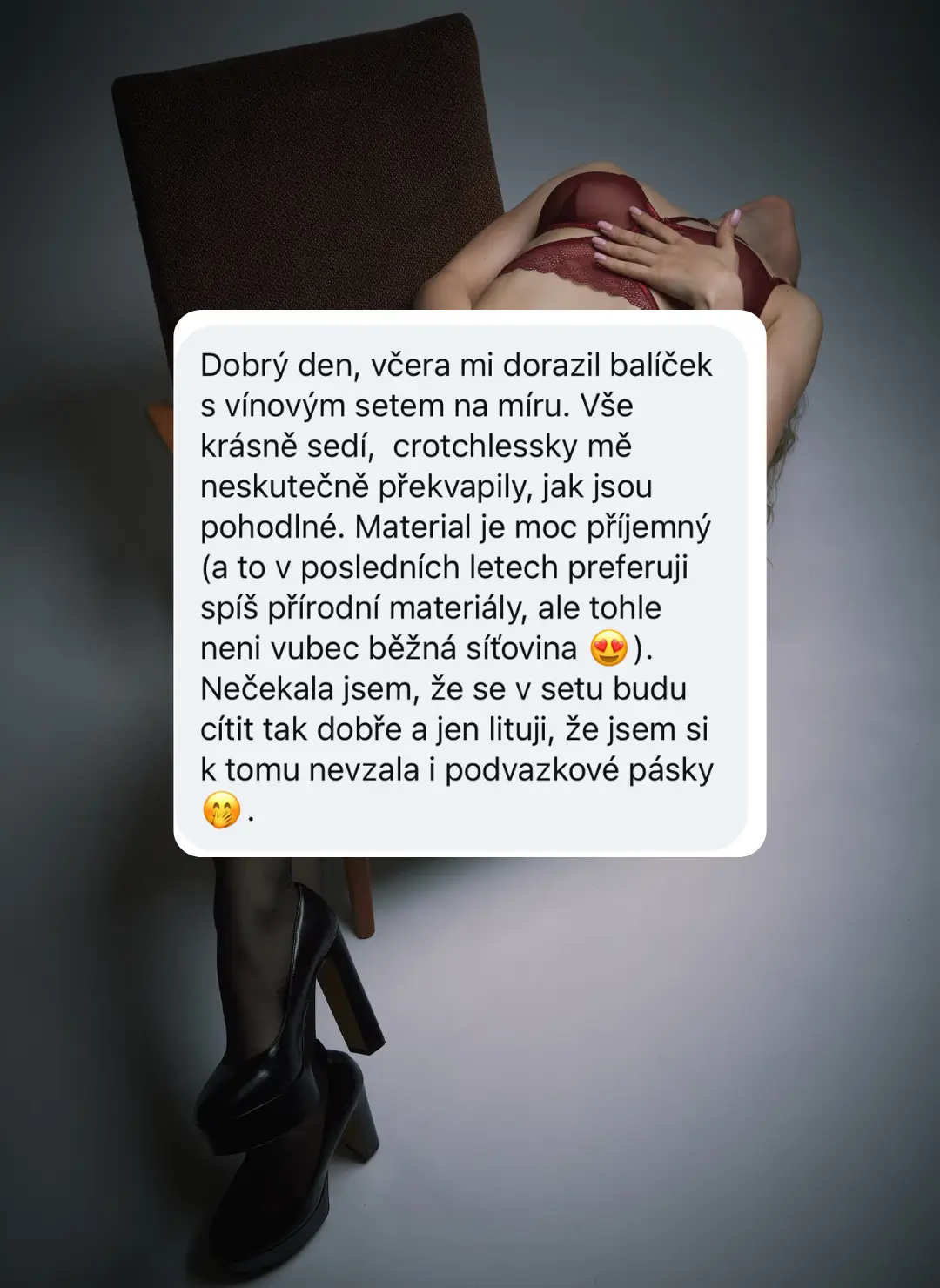 Recenze zákaznice: bordo kolekce Recenze zákaznice: bordo kolekce